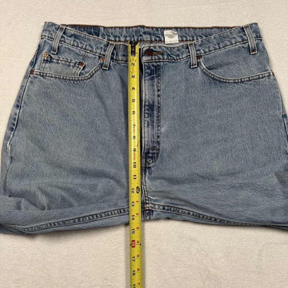 Levis 505 Jeans Mens 40x30 Blue Regular Fit Medium Wash Denim Vintage‎ 98 USA
